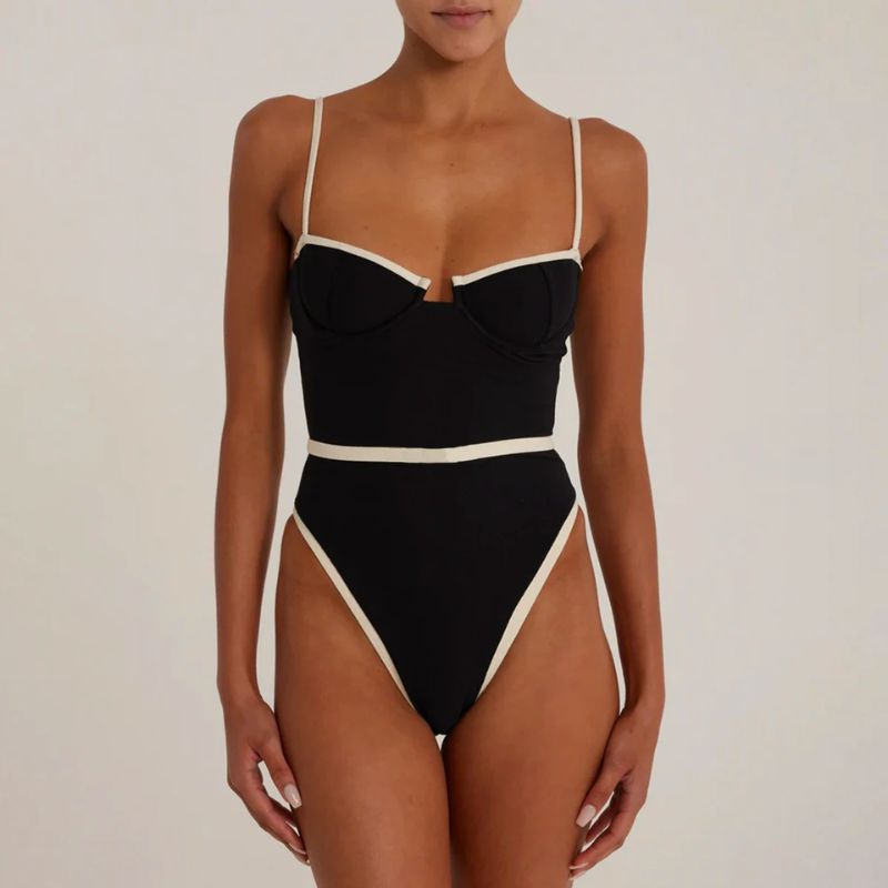 Maillot de bain une pièce Femme Coupe élégante