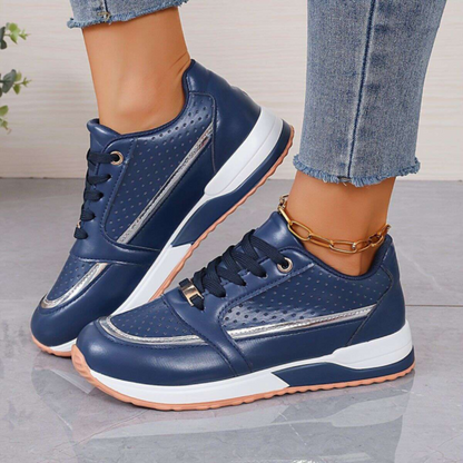 Bottines de Marche Femmes Confortables à Lacets