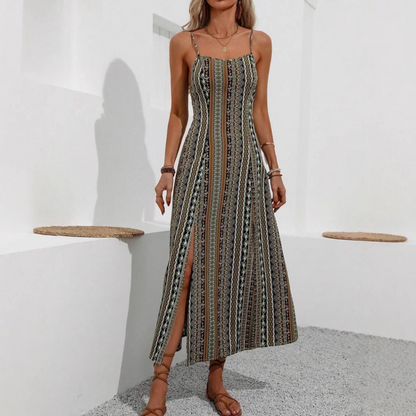 Robe Été Longue et Légère sans Manches - PanierRoyale