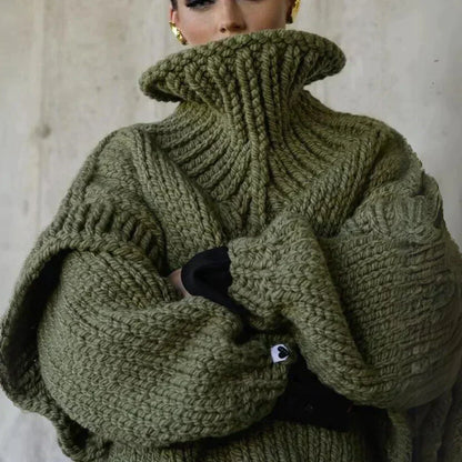 Pull Col Roulé Femme Confortable et Élégant pour Tous Les Jours