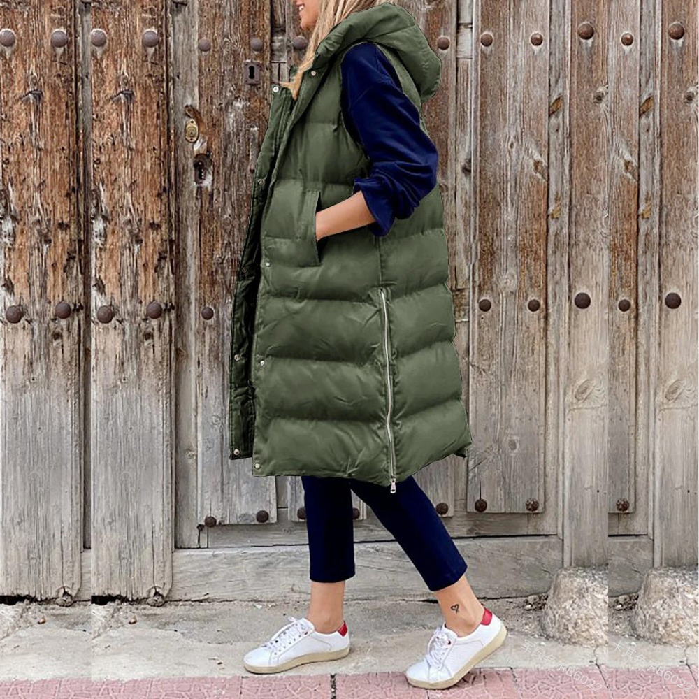 Gilet Féminin À Capuche Doux et Chaud - PanierRoyale