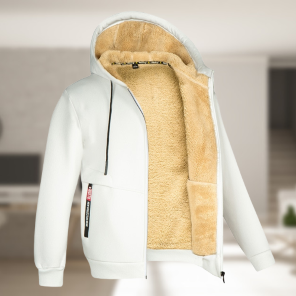 Veste à capuche zippée sport homme