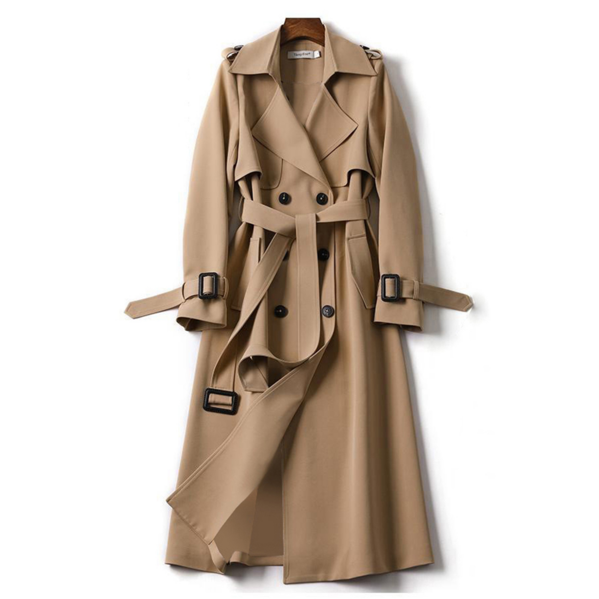 Manteau Trench Classique Taille Cintrée pour Femme - PanierRoyale