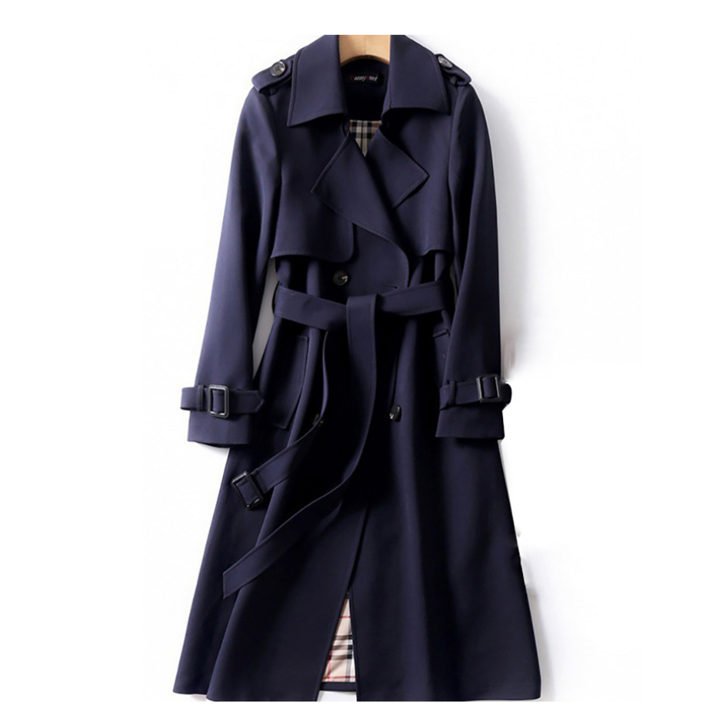 Manteau Trench Classique Taille Cintrée pour Femme