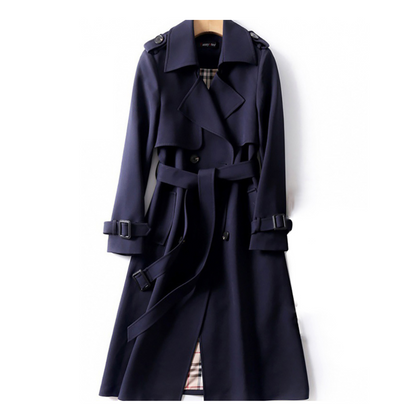 Manteau Trench Classique Taille Cintrée pour Femme