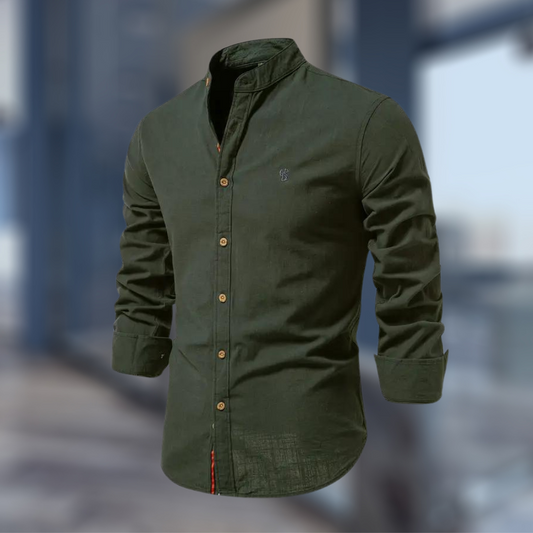 Chemise Polo Manches Longues Homme Classique - BerlinGlamour