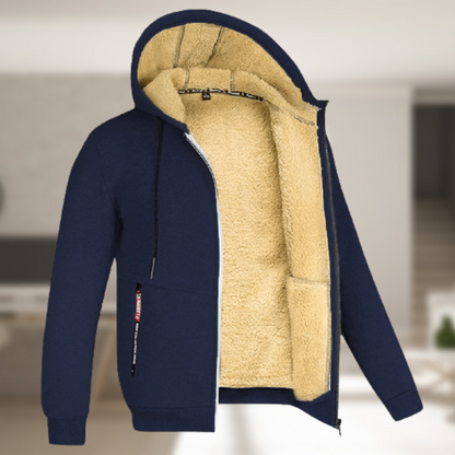 Veste à capuche zippée sport homme