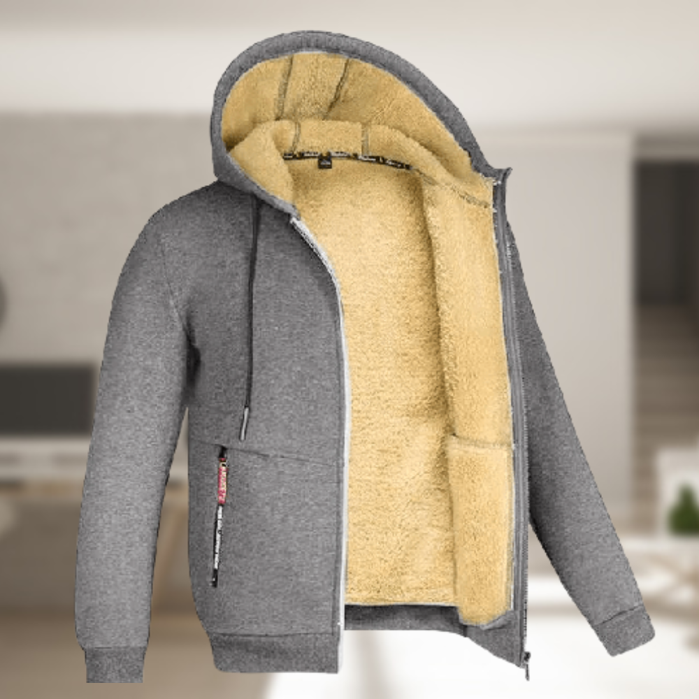 Veste à capuche zippée sport homme