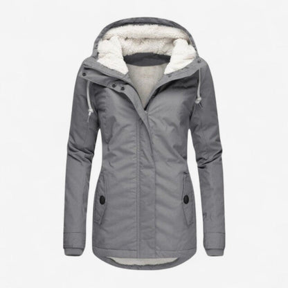 Manteau D'hiver Épais avec Capuche et Manches Longues - PanierRoyale