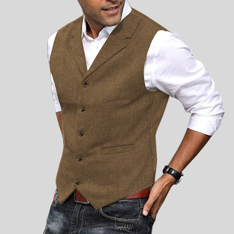 Gilet Homme Léger Manches Courtes Été