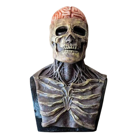 Masque Crâne Futuriste en Caoutchouc Réaliste pour Costume - PanierRoyale