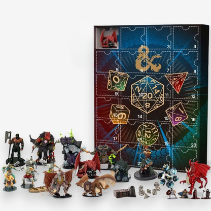 Calendrier de l'Avent Donjons et Dragons avec Figurines - PanierRoyale