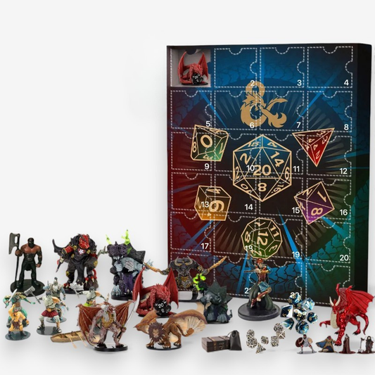 Calendrier de l'Avent Donjons et Dragons avec Figurines - PanierRoyale