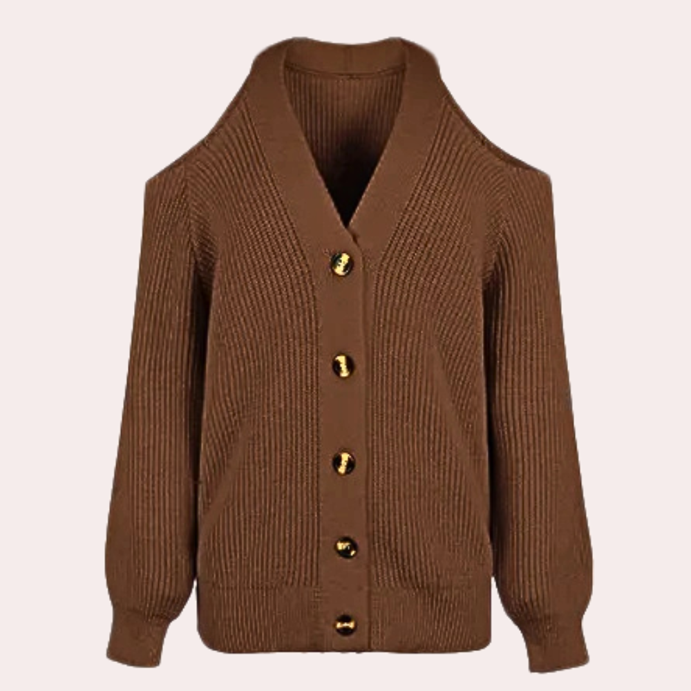 Pull Féminin Épaules Découvertes Chic et Élégant