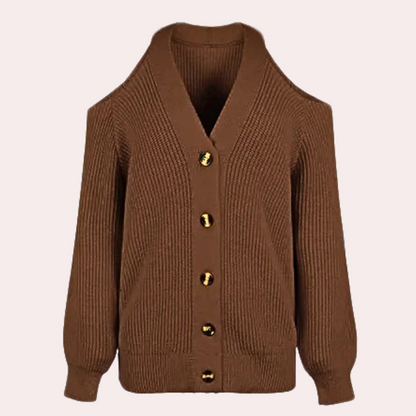 Pull Féminin Épaules Découvertes Chic et Élégant