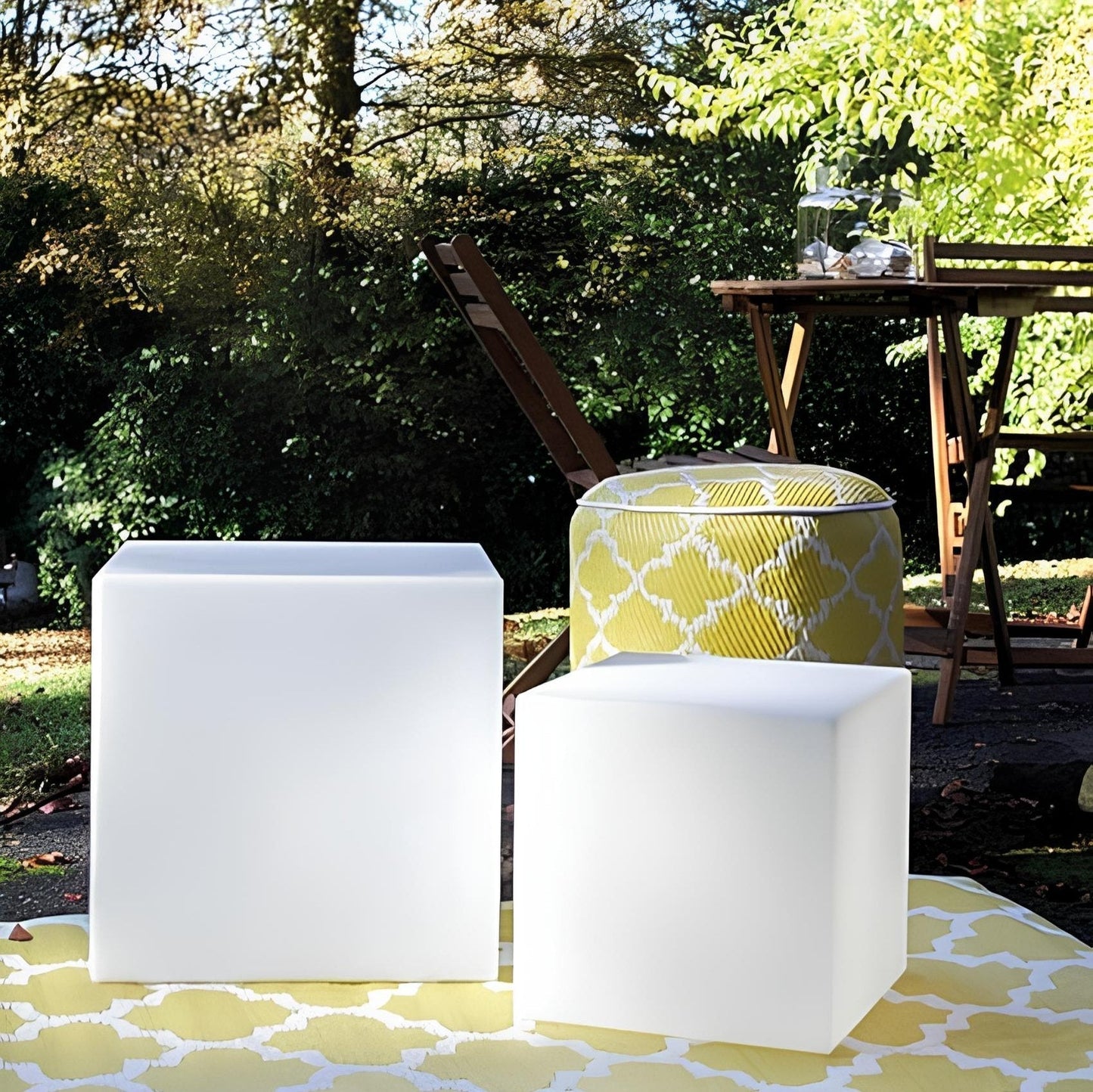 Lampe décorative LED Cube Sans Fil Intérieur Extérieur