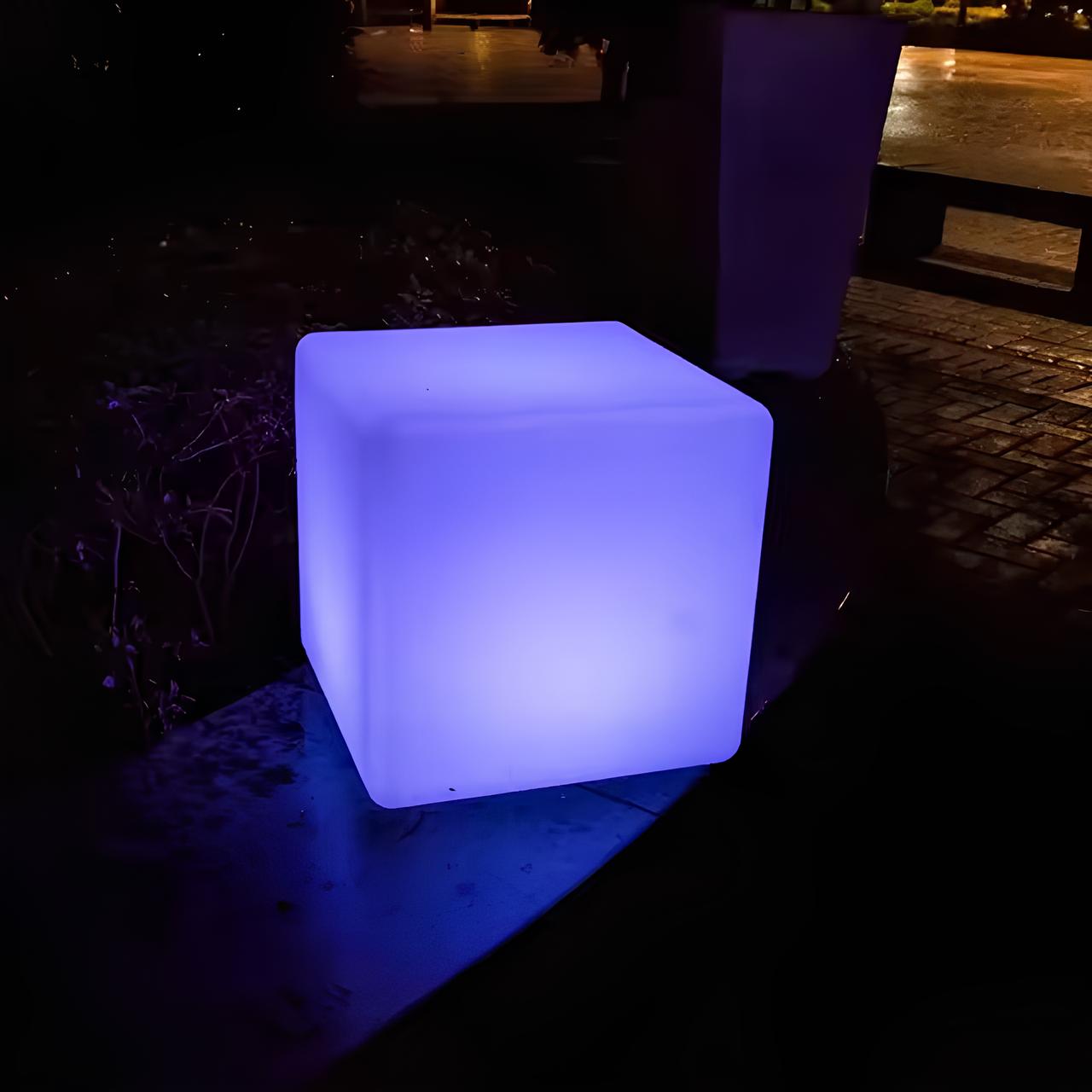 Lampe décorative LED Cube Sans Fil Intérieur Extérieur