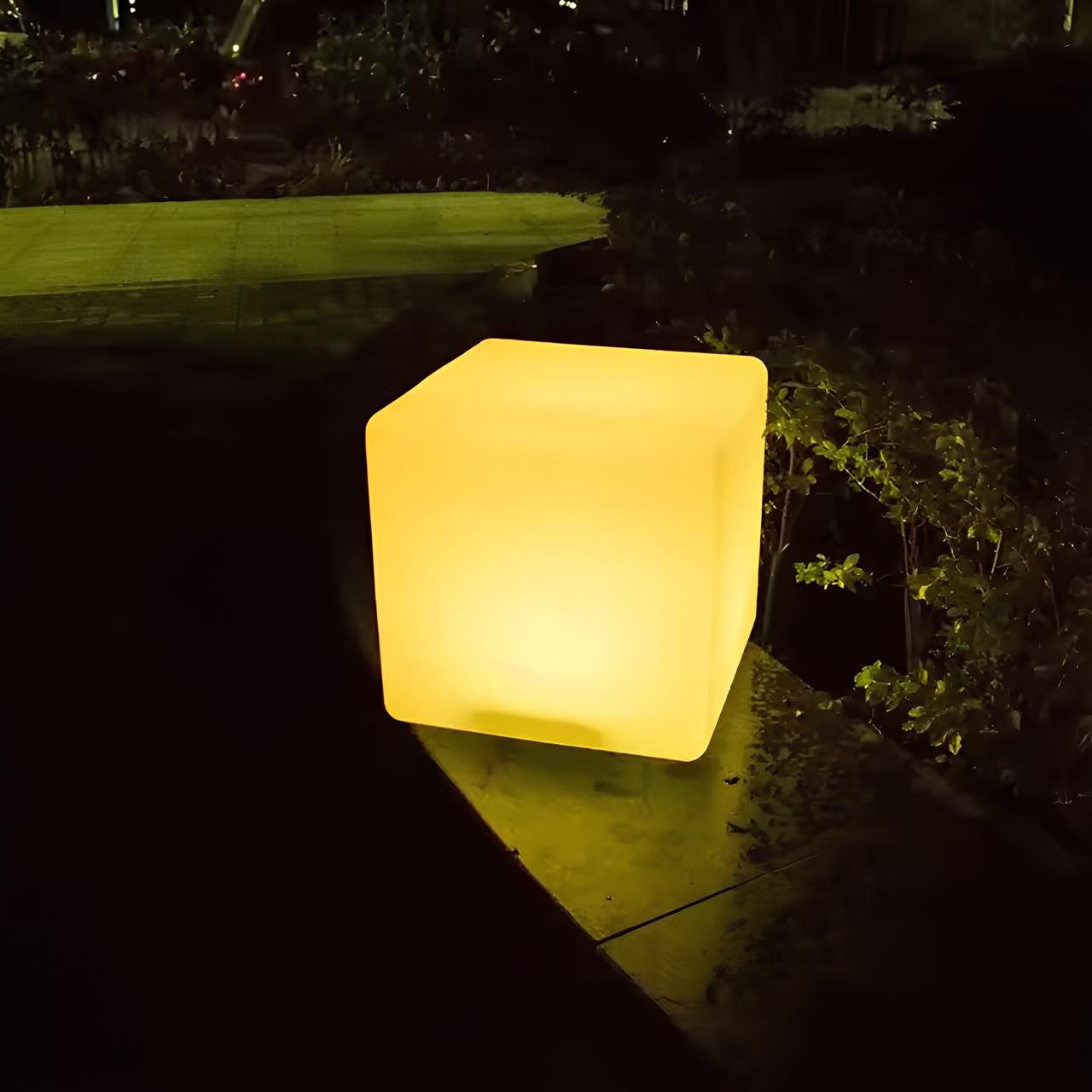 Lampe décorative LED Cube Sans Fil Intérieur Extérieur