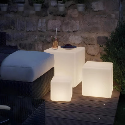 Lampe décorative LED Cube Sans Fil Intérieur Extérieur