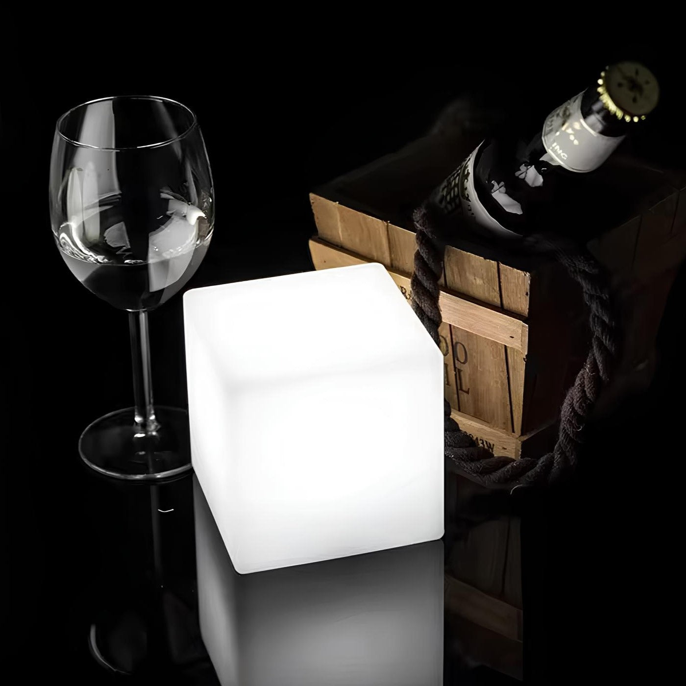 Lampe décorative LED Cube Sans Fil Intérieur Extérieur