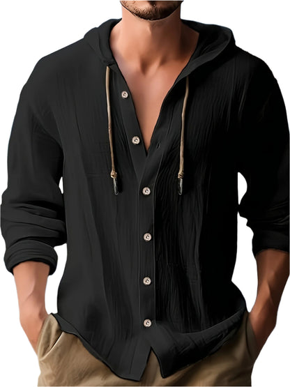 UrbanCoton™ – Chemise Coton Homme Manches Longues