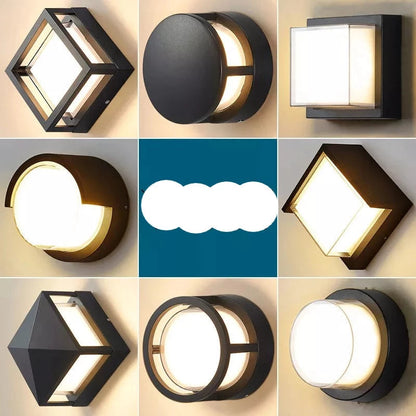 UrbanLume™ – Applique Murale Extérieure Personnalisable avec Lumière Chaude