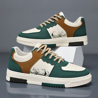 Baskets Homme Rétro Confortables et Robustes