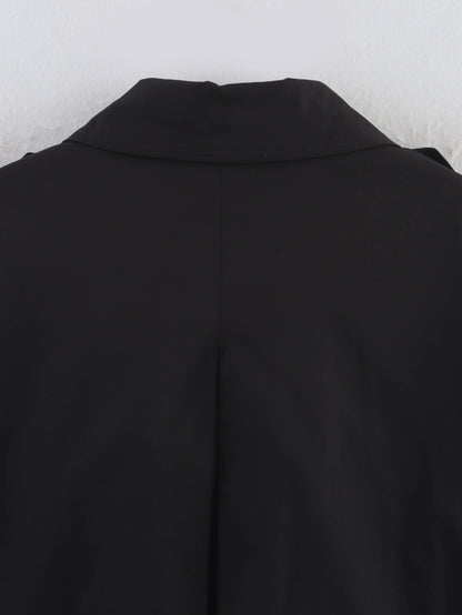 Urbanélia™ – Manteau Femme Chic Décontracté Élégant à Manches Longues