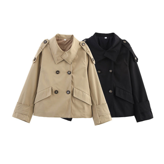 Urbanélia™ – Manteau Femme Chic Décontracté Élégant à Manches Longues