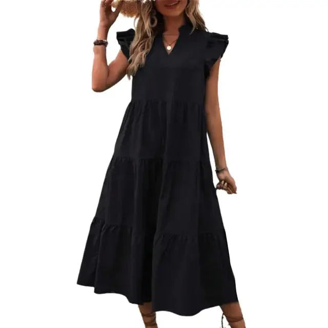 Robe de Soirée Élégante Marine pour Femme