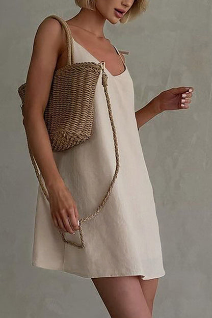 Robe Été Féminine Dos Nu Décolleté Profond