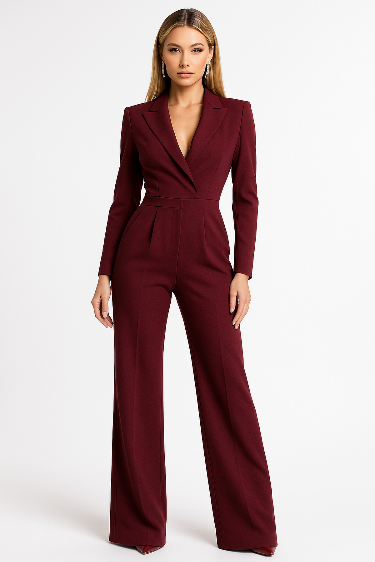 Combinaison Élégante Manches Longues pour Femme - BerlinGlamour