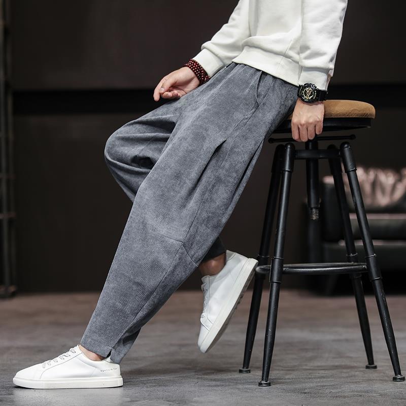 Pantalon Homme Décontracté Jambe Large