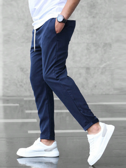 Pantalon Jogger Slim Fit avec Élastique à la Taille