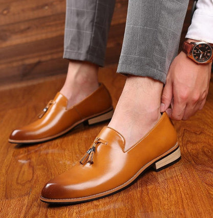 Mocassins Homme Cuir Elegant Noir