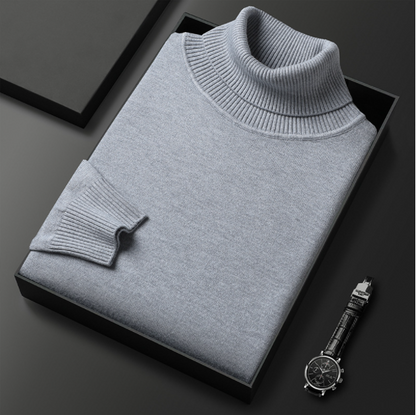 Pull Homme Col Roulé Décontracté Printemps