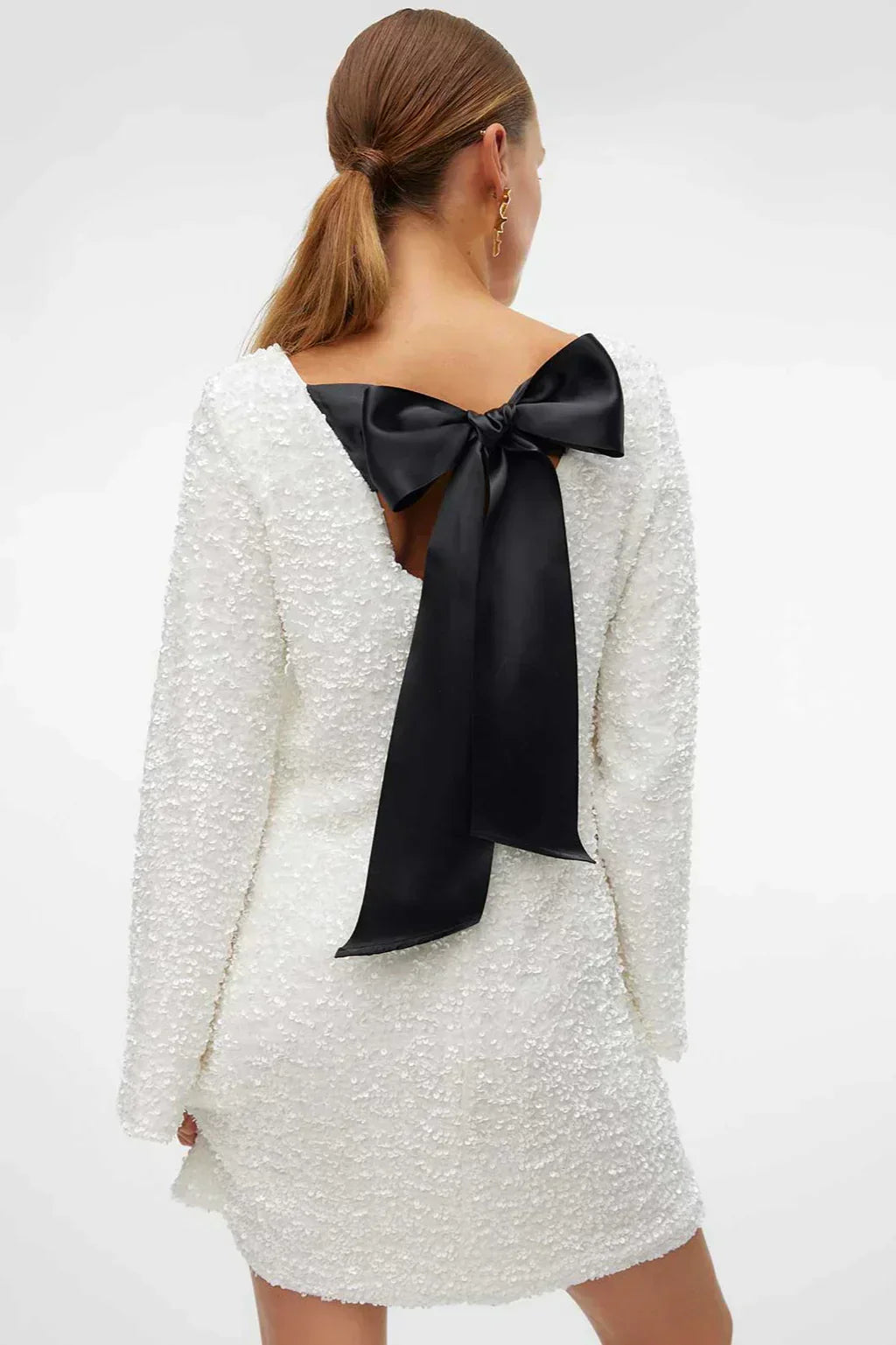 Robe de soirée Pailletée Élégante avec Ceinture