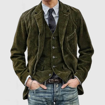 Munro - Veste en velours côtelé pour hommes