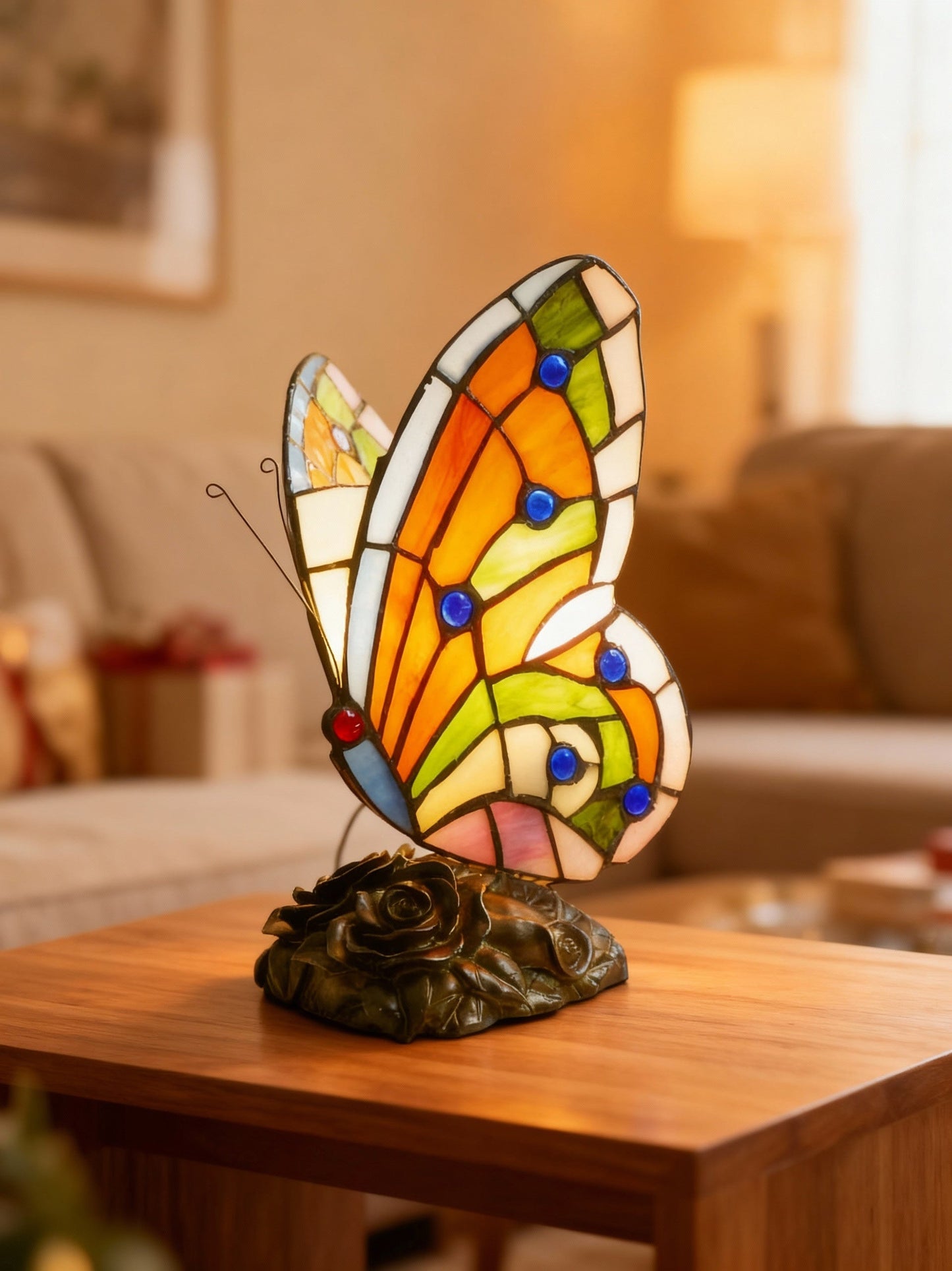 Lampe de table LED Décorative Mosaïque Ambiance Intérieure - PanierRoyale