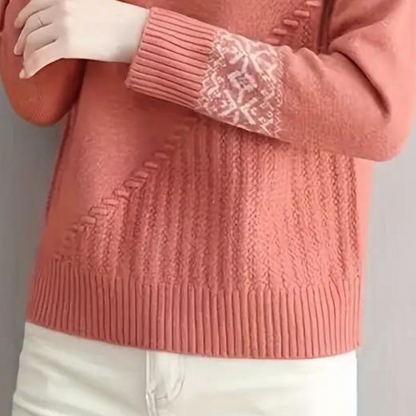 ASYA - Pull Col Roulé pour Femme
