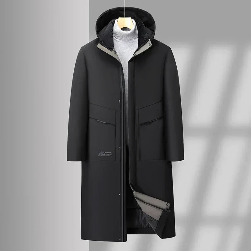 Parka Homme Hiver Isolé et Imperméable Noir - PanierRoyale
