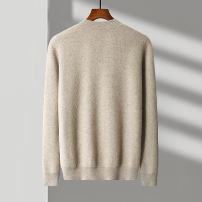 Cardigan Homme Laine Chaud et Élégant avec Fermeture Éclair
