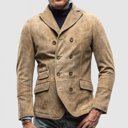 Blazer Homme Slim Fit Élégant Noir