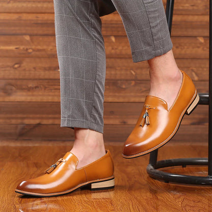 Mocassins Homme Cuir Elegant Noir