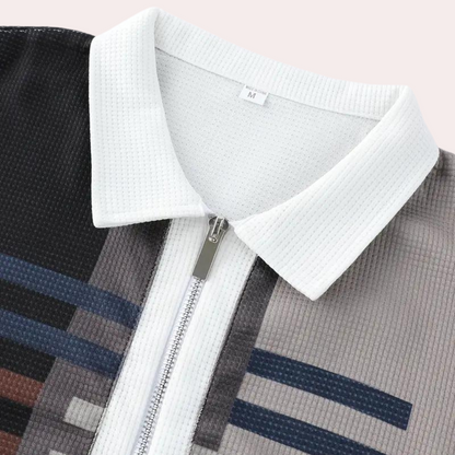 Chemise Polo Homme Zippée - Sport Chic et Respirant