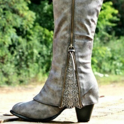 Bottes Cowboy Femme Élégantes à Talon Haut