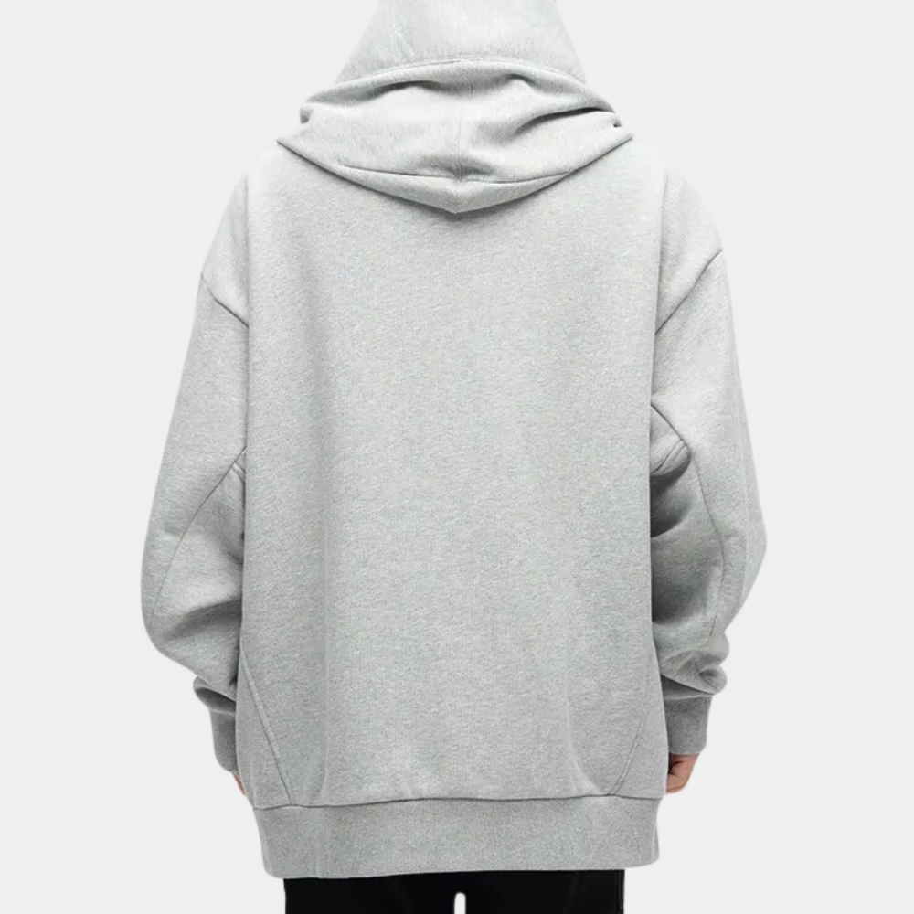 Pull d'hiver ample avec capuche - vue 3