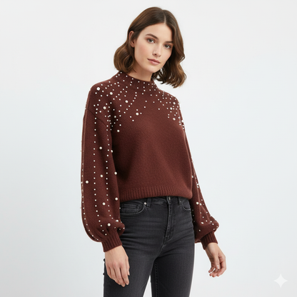 Pull Femme Élégant Hiver en Maille Fine - PanierRoyale