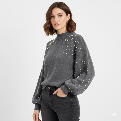 Pull Femme Élégant Hiver en Maille Fine