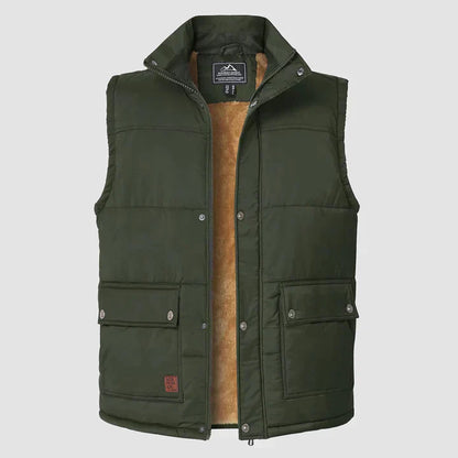 Gilet Homme Chic - Veste Sans Manches Doublée et Confortable